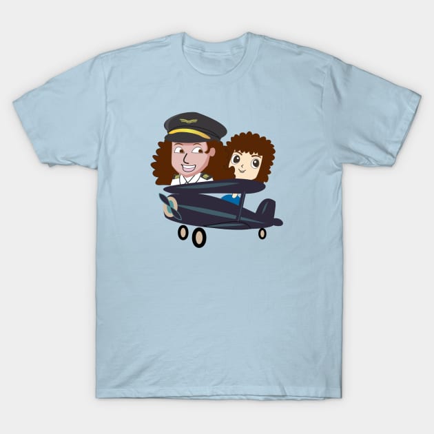 Pilot mom T-Shirt by JKS Tshirts